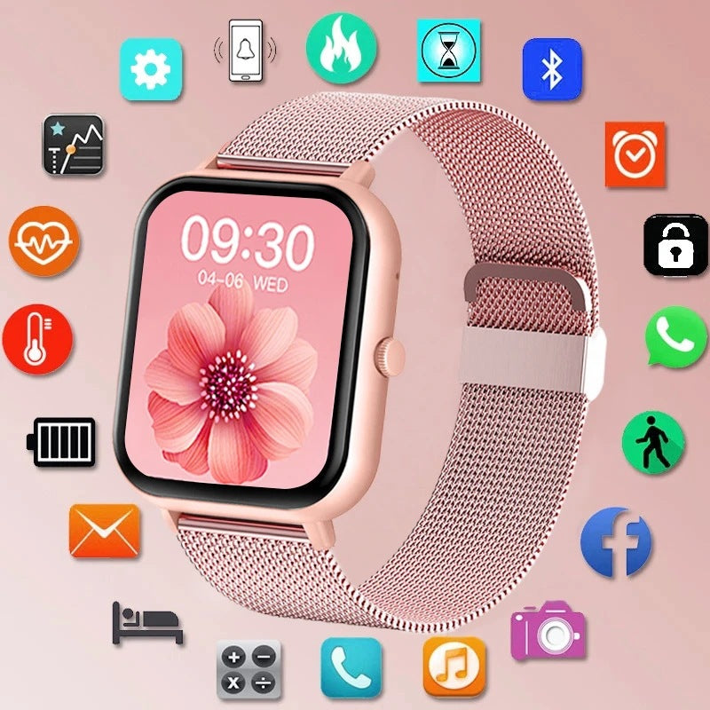 Smart Watch with AI Voice, Heart & Sleep Tracking | Fitness + Health Monitor