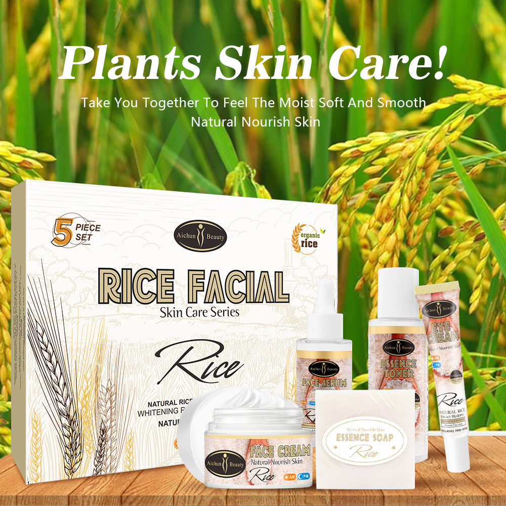 Rice Skin Care Set for Clear Glowing Skin | Deep Hydration & Repair