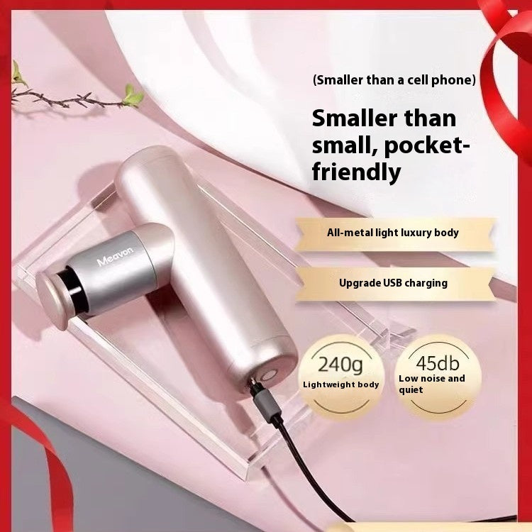 Mini Pocket Massage Gun – Deep Tissue Pain Relief | Quiet & Rechargeable