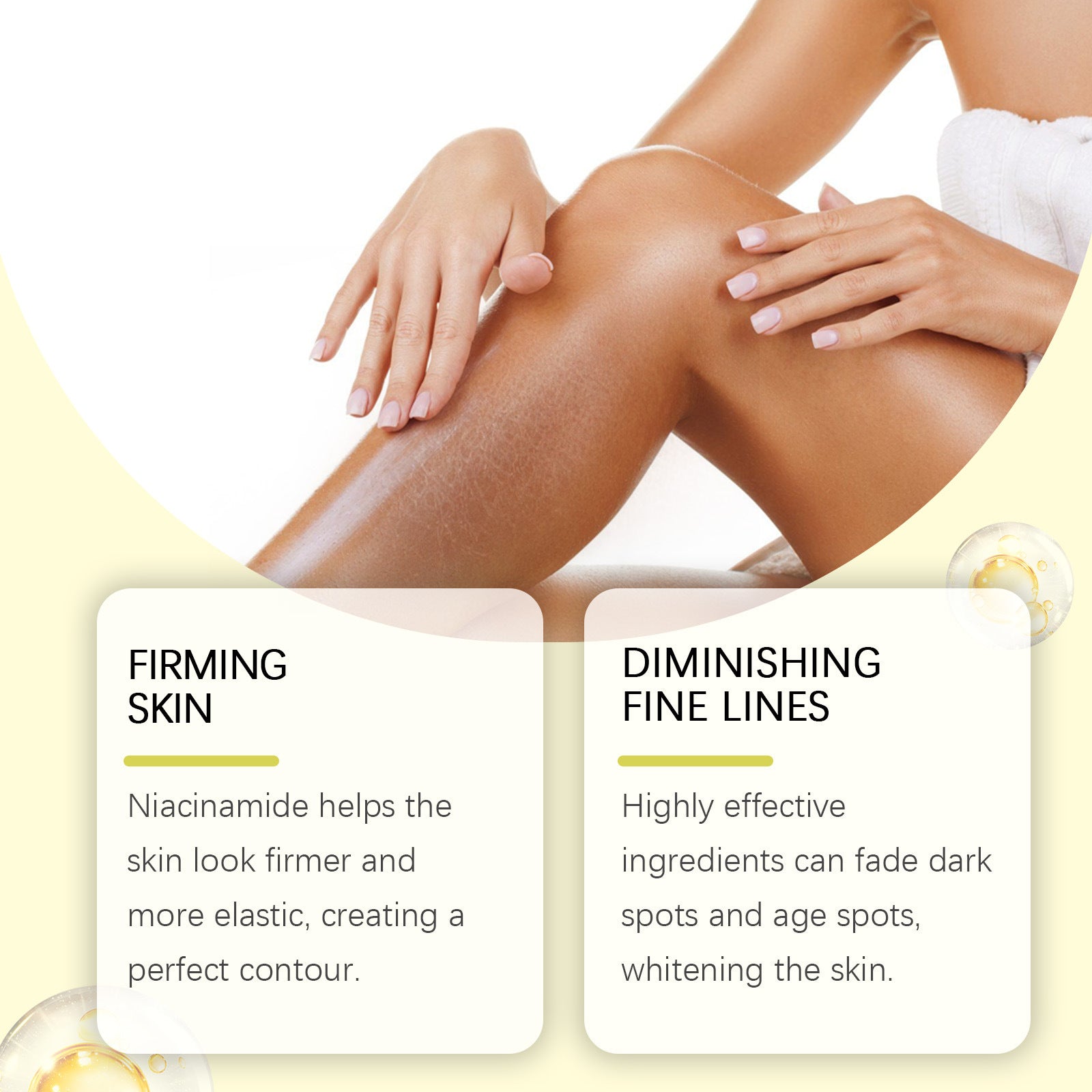 Nicotinamide Firming Body Lotion for Smooth Skin | Fast Hydration Proof