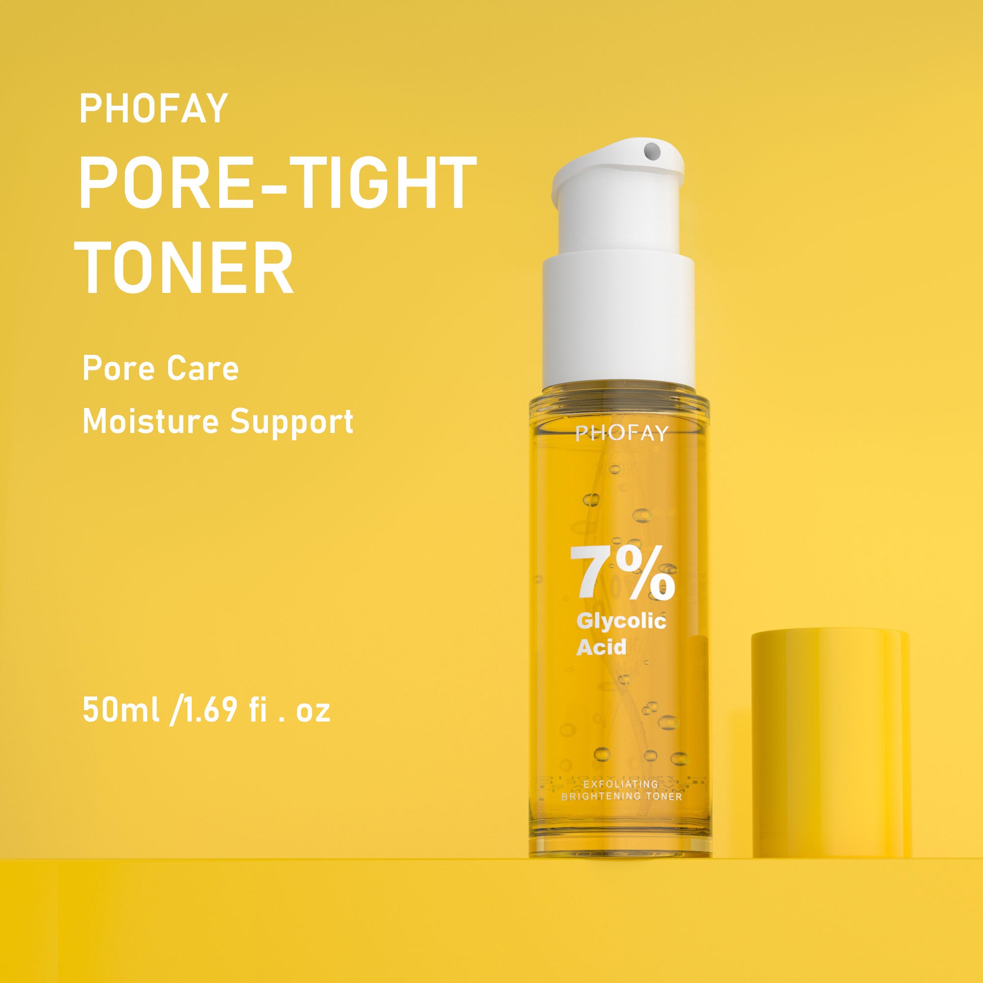 Glycolic Acid Exfoliating Toner Clear Skin Glow | Visible Results Fast