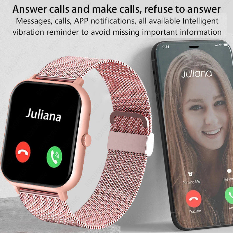 Smart Watch with AI Voice, Heart & Sleep Tracking | Fitness + Health Monitor