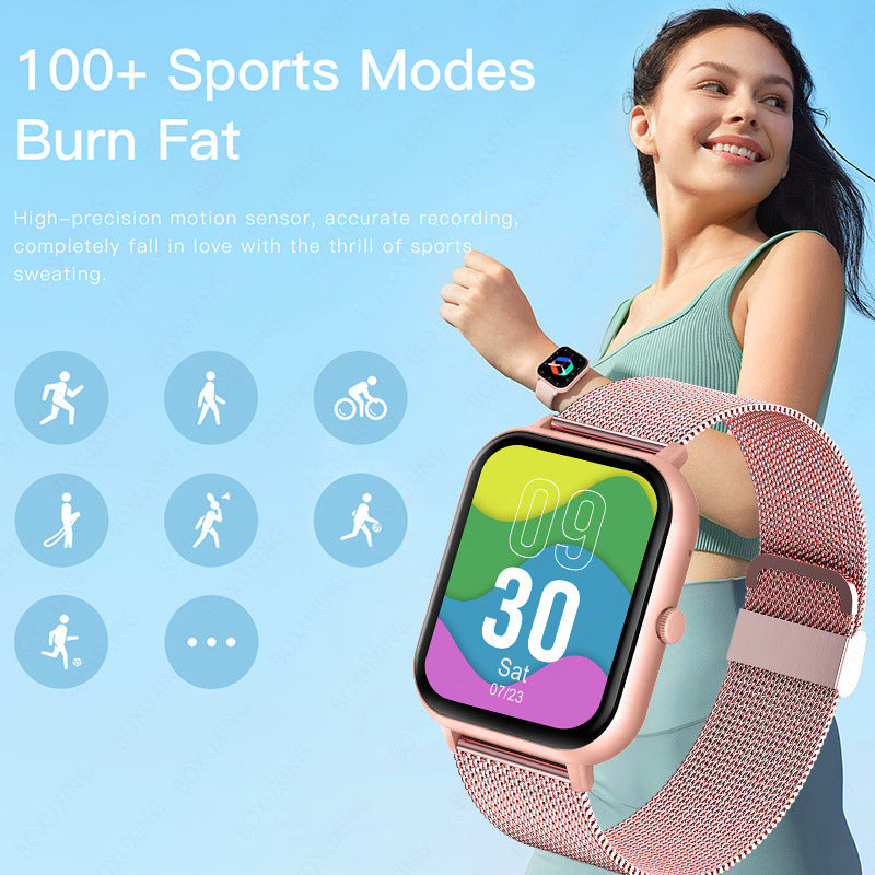 Smart Watch with AI Voice, Heart & Sleep Tracking | Fitness + Health Monitor