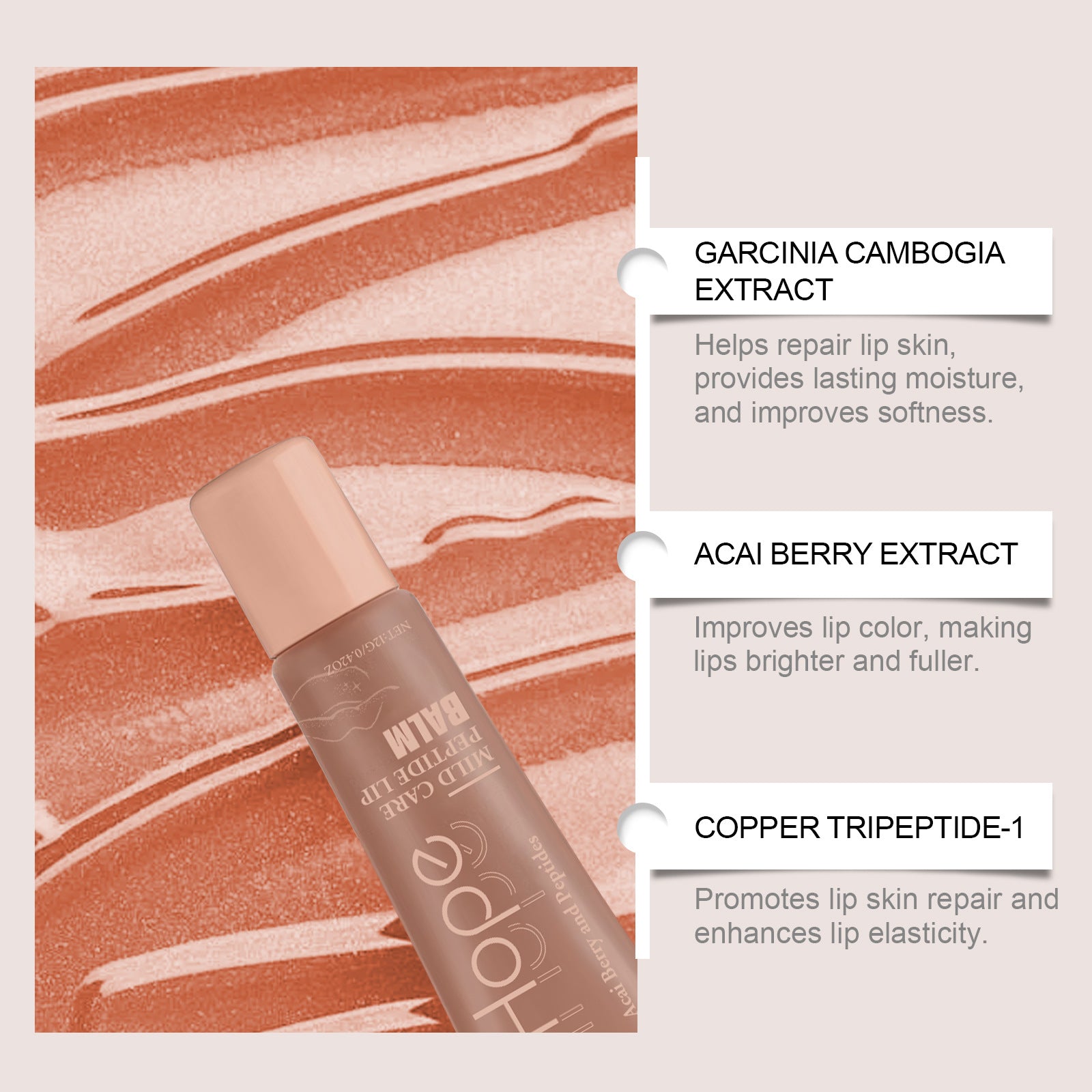 Hydrating Lip Balm for Dry Lips Soft Smooth Repair | Long-Lasting Moisture