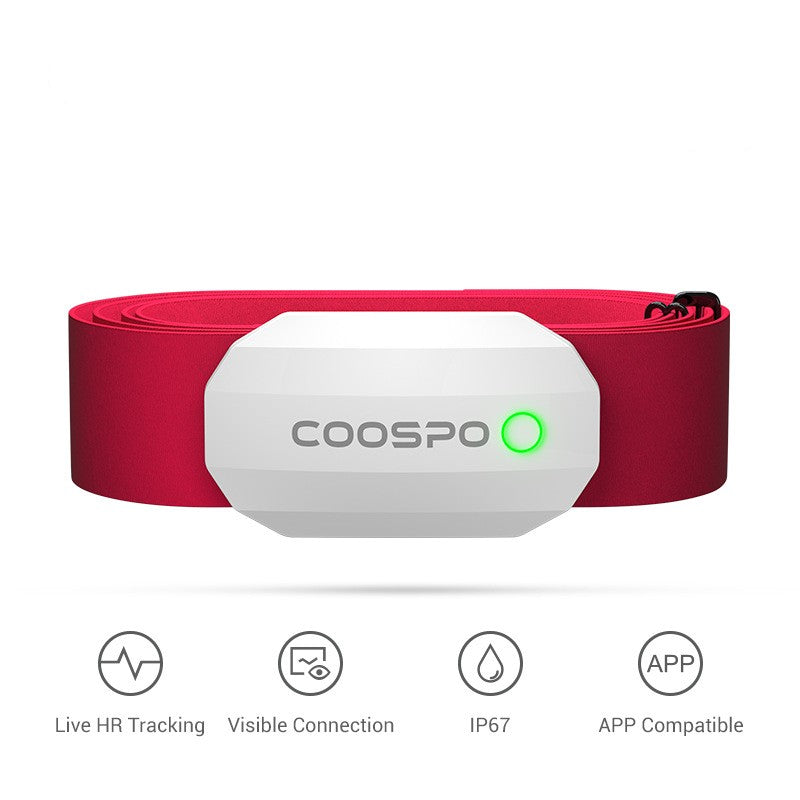 Bluetooth Chest Strap Heart Rate Monitor for Cycling & Training | Real-Time Accuracy