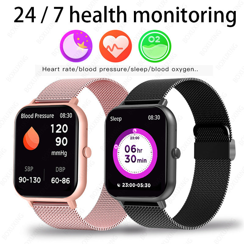 Smart Watch with AI Voice, Heart & Sleep Tracking | Fitness + Health Monitor
