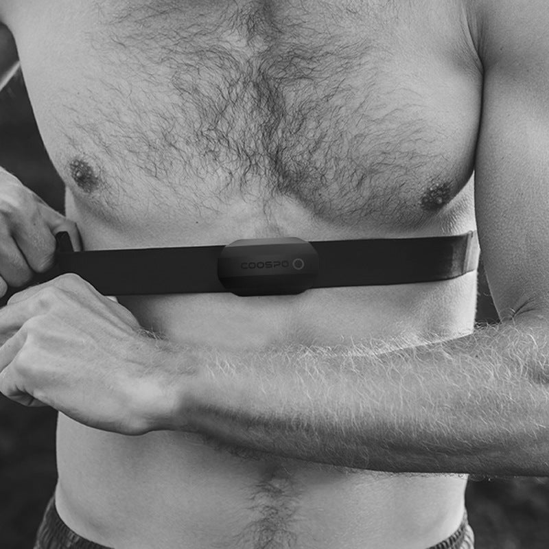 Bluetooth Chest Strap Heart Rate Monitor for Cycling & Training | Real-Time Accuracy
