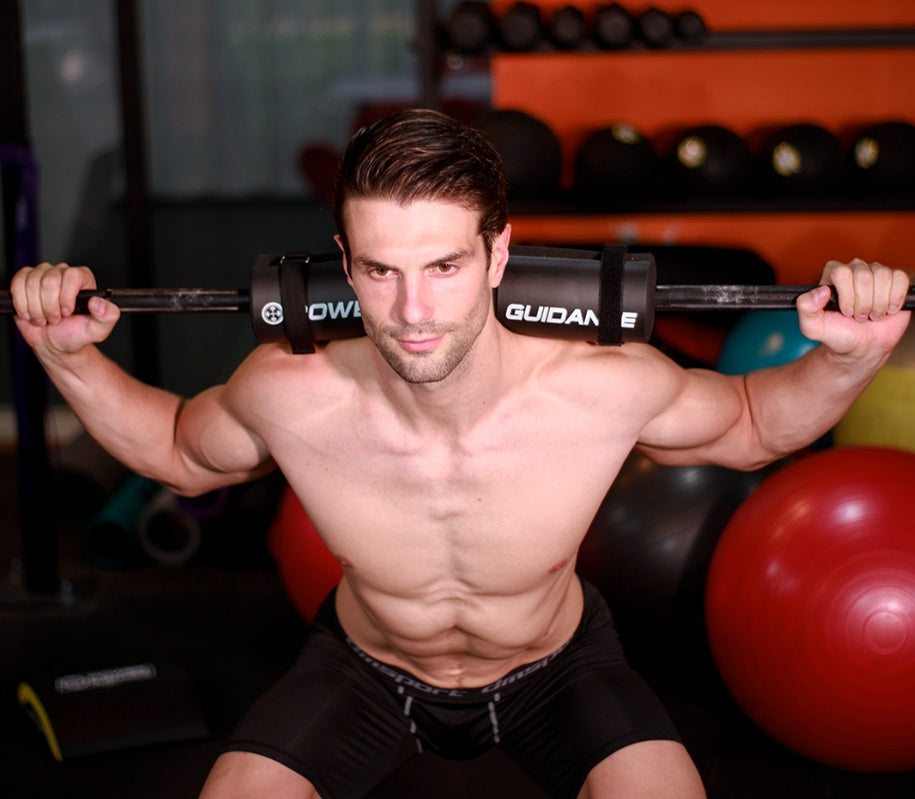 Barbell Shoulder Pad Pain Relief for Squats & Hip Thrusts | Non-Slip Comfort