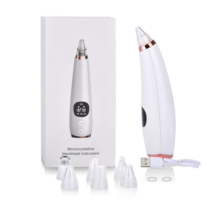 Blackhead Vacuum Suction Device — Deep Pore Extractor & Skin Tightening Tool | USB Rechargeable