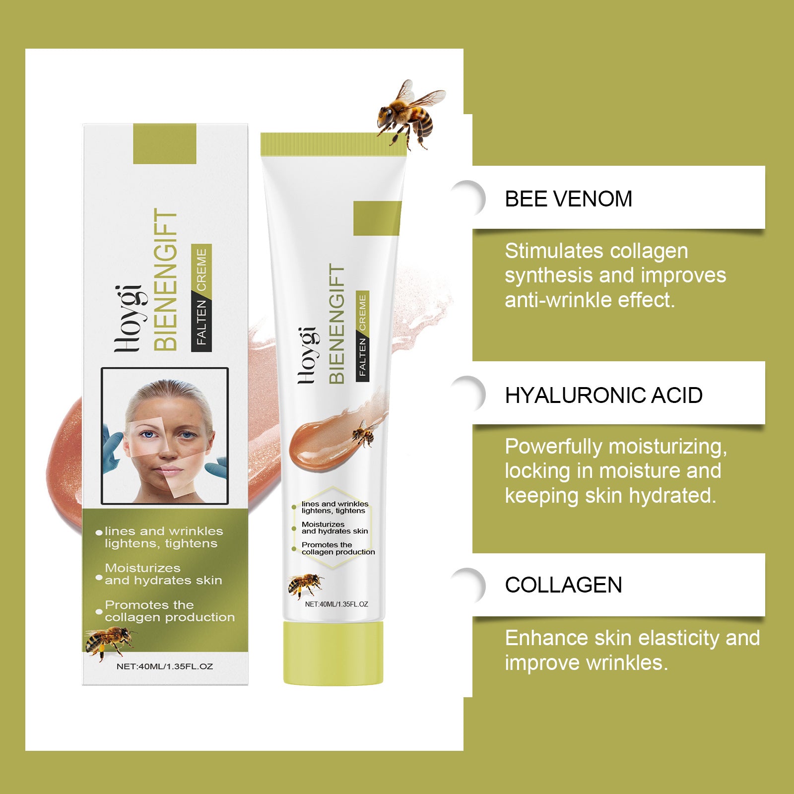 Hydrating Face Cream Deep Moisture Glow | Dermatologist Tested