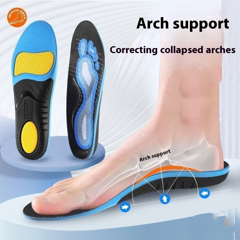 Flat Foot Arch Support Insoles for Pain Relief | Orthopedic Comfort Pads