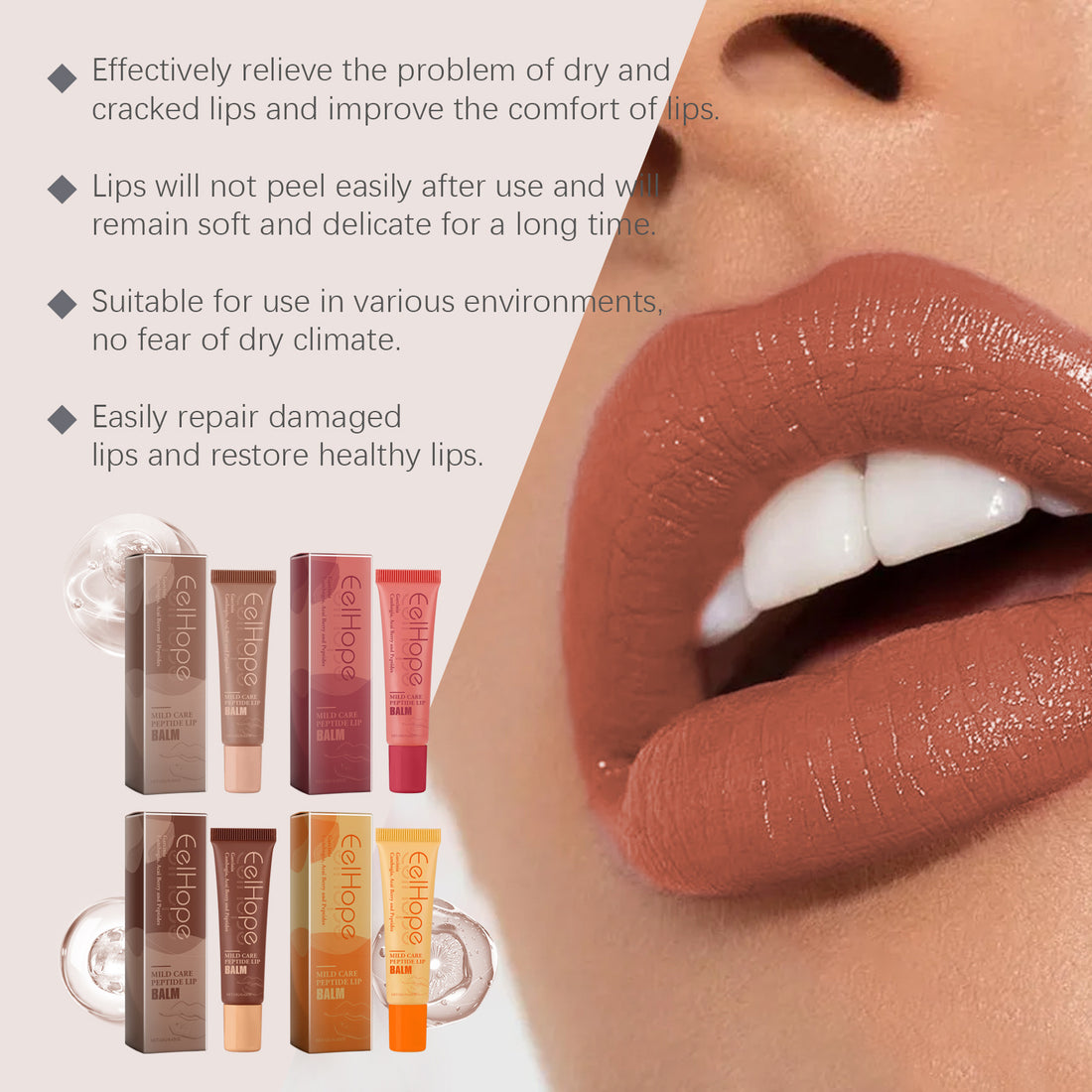 Hydrating Lip Balm for Dry Lips Soft Smooth Repair | Long-Lasting Moisture