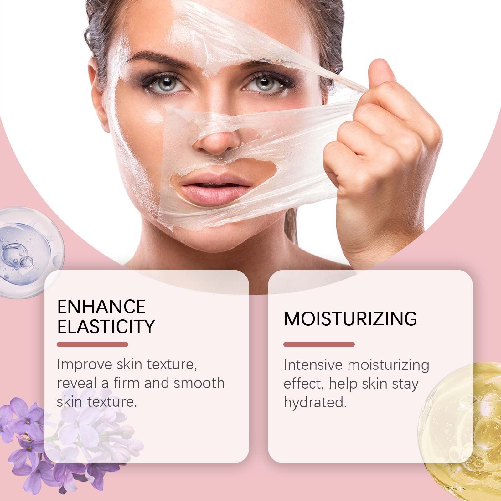 Collagen Peel-Off Mask Smooth Glowing Skin | Deep Hydration Repair