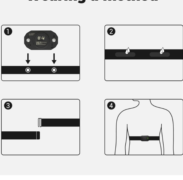 Bluetooth Chest Strap Heart Rate Monitor for Cycling & Training | Real-Time Accuracy