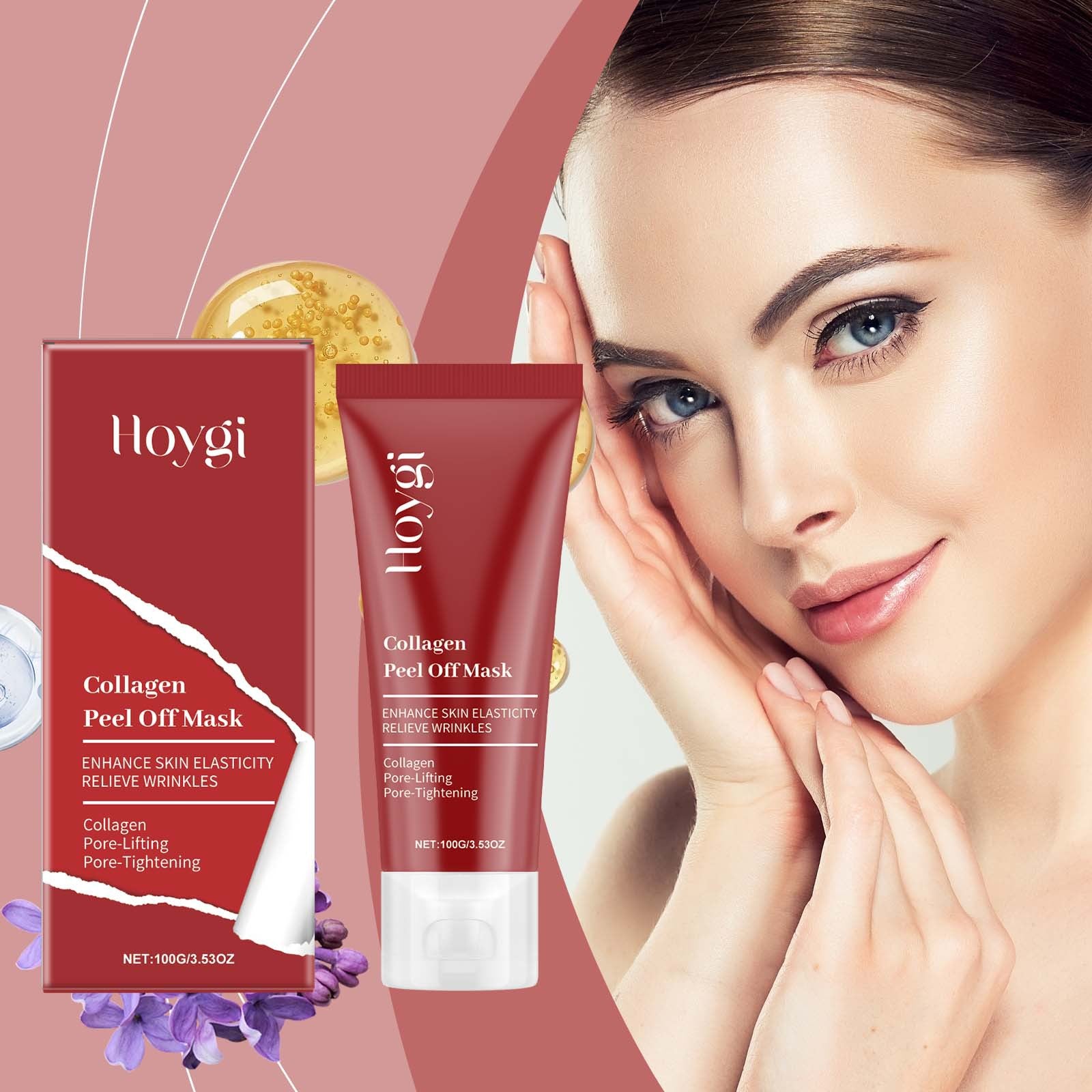 Collagen Peel-Off Mask Smooth Glowing Skin | Deep Hydration Repair