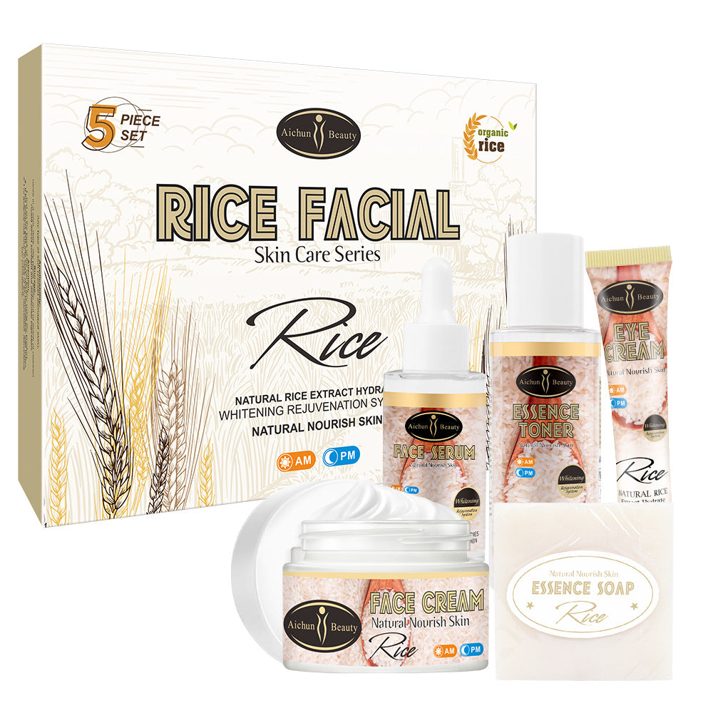 Rice Skin Care Set for Clear Glowing Skin | Deep Hydration & Repair